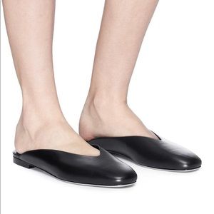 VINCE Levins Black Flat Mules 6/ EUR 36